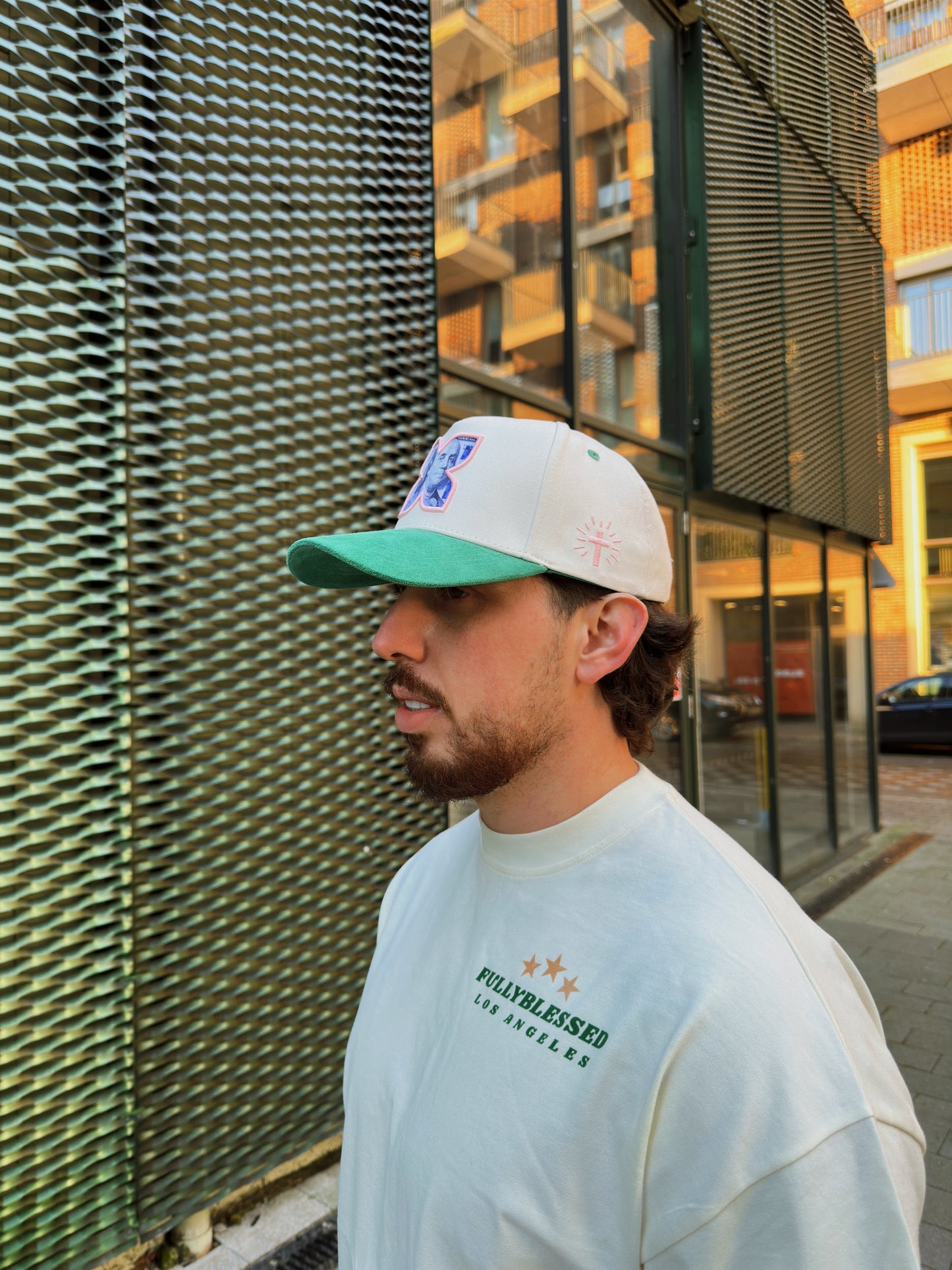 Benjamin Cap - Green Suede