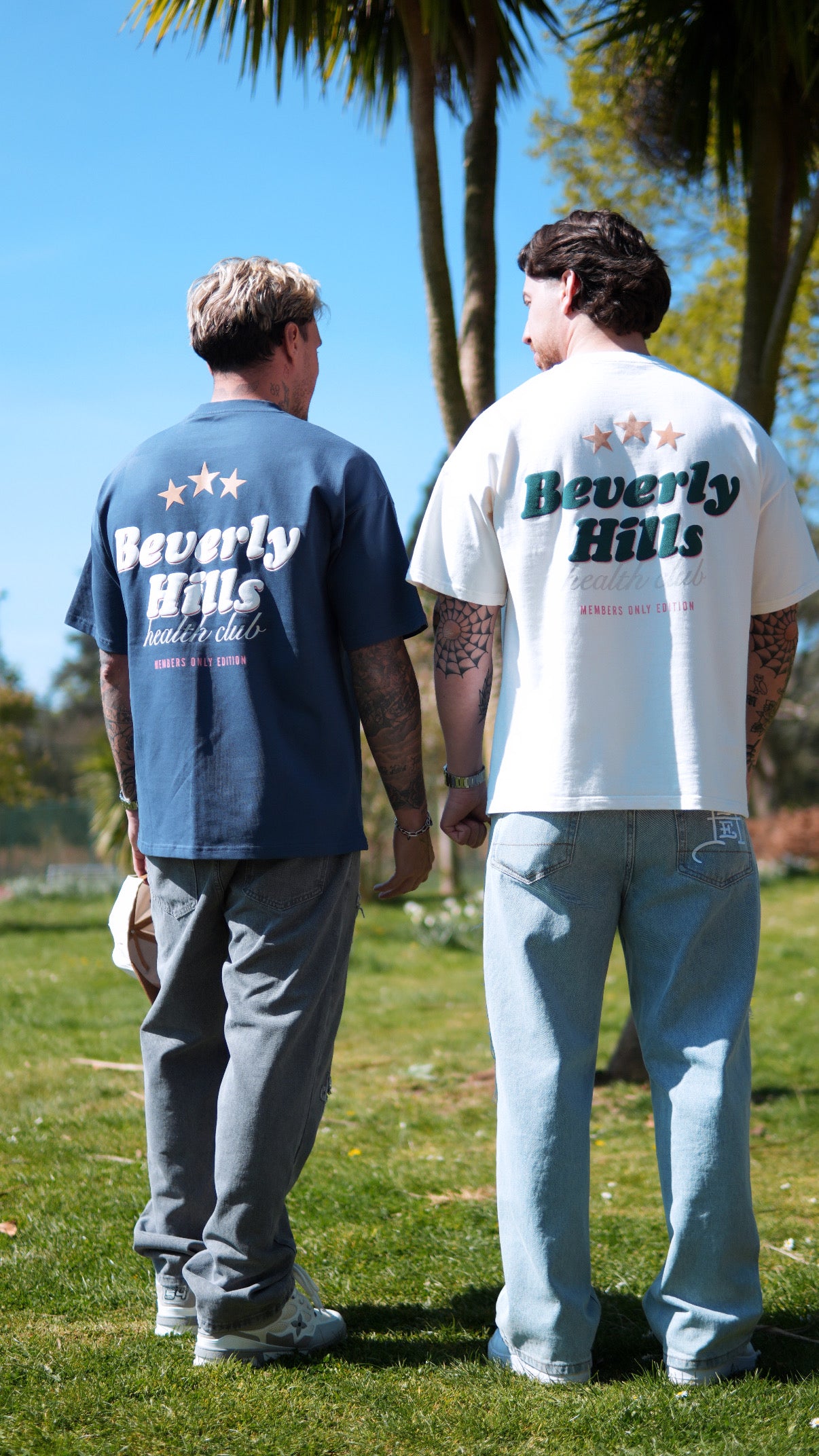 Beverly Hills Health Club T Shirt - Soft Vanilla