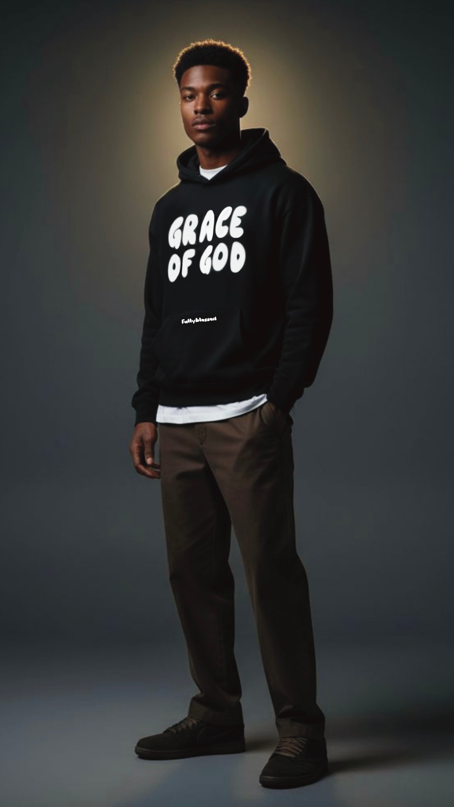 Grace of God Hoodie - Black