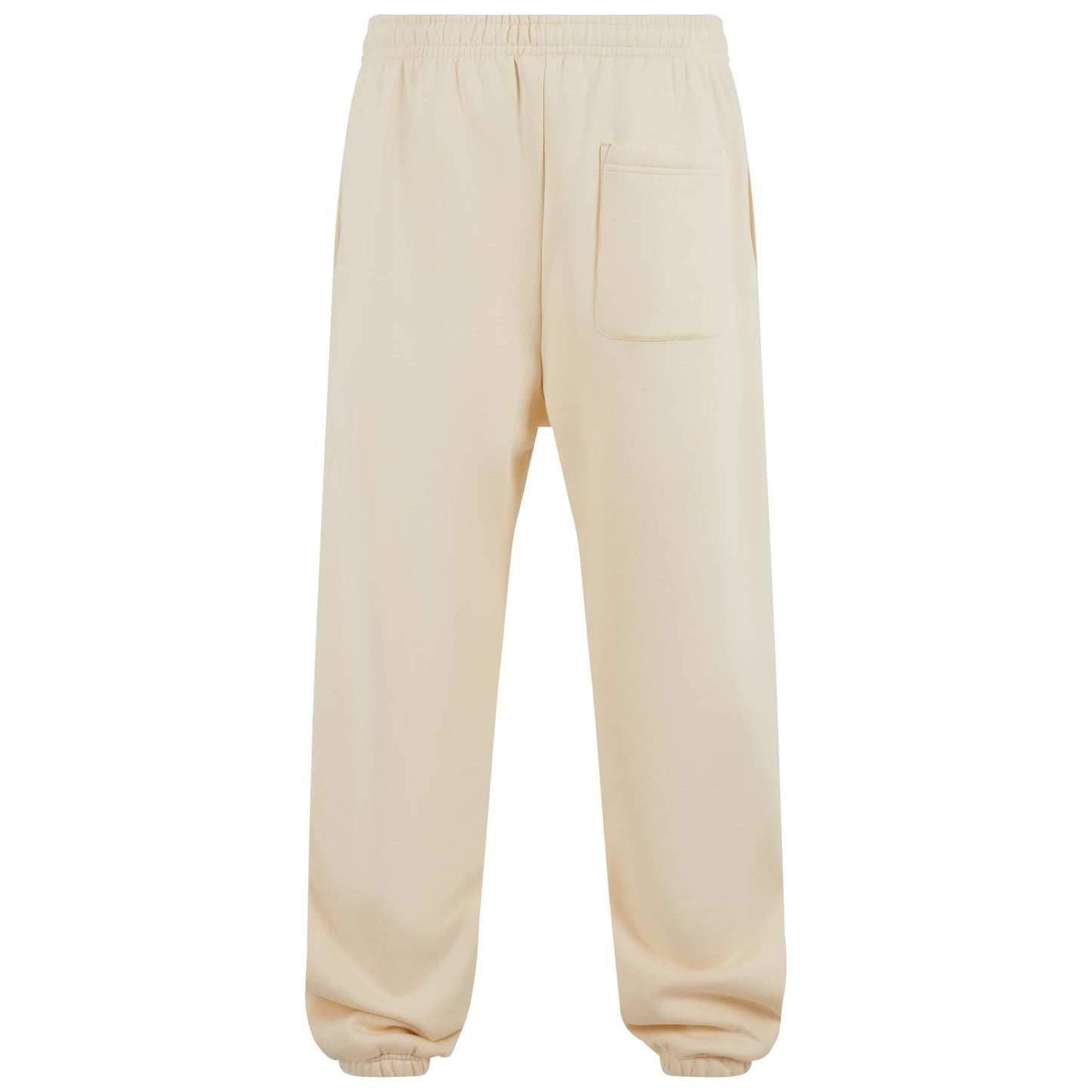 Cream Cuffed Sweatpants Mens Back