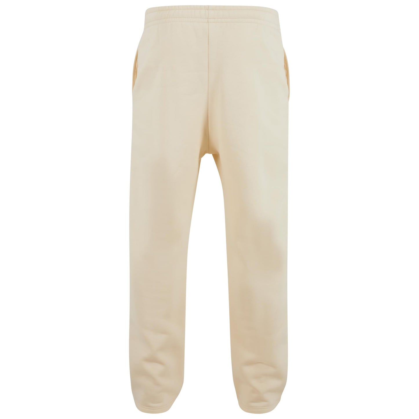 Cream Track Pants for Men Back
