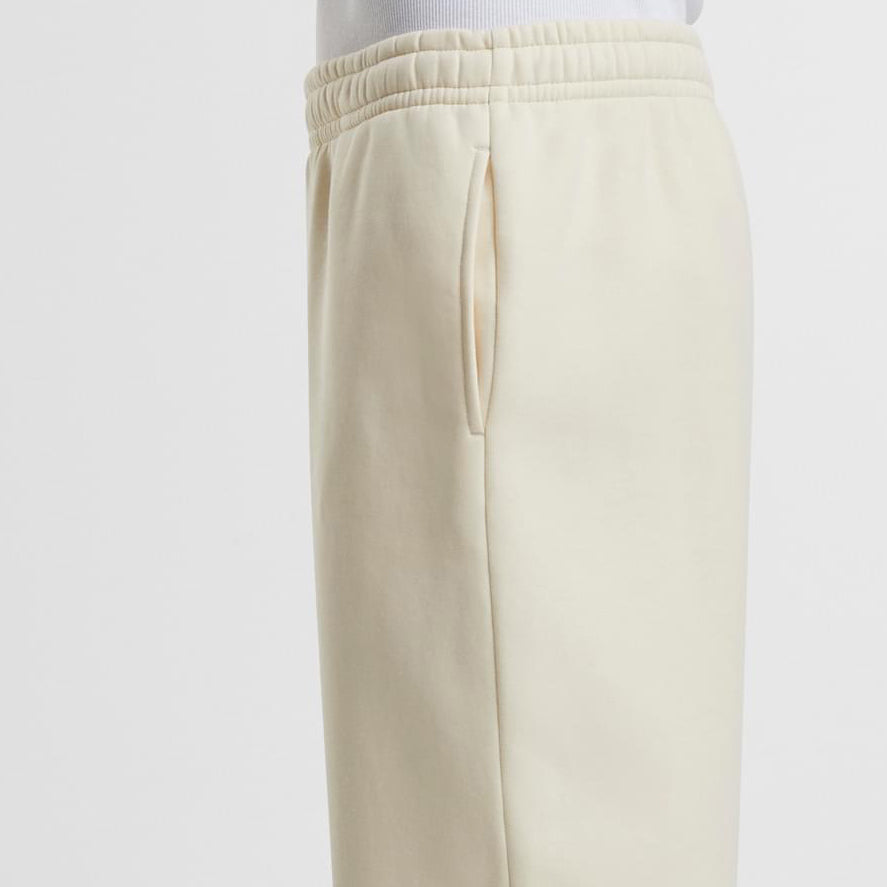 Cream Track Pants for Men Side