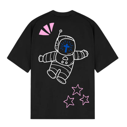 Oversized Tshirt Men with Starboy Graphic