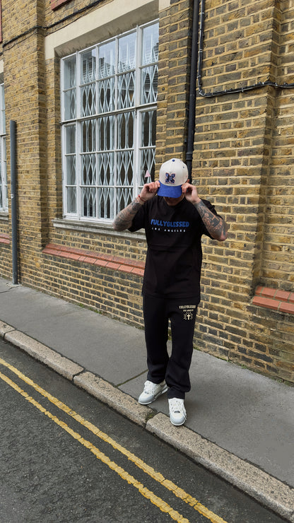 STARBOY T SHIRT - BLACK ROYAL
