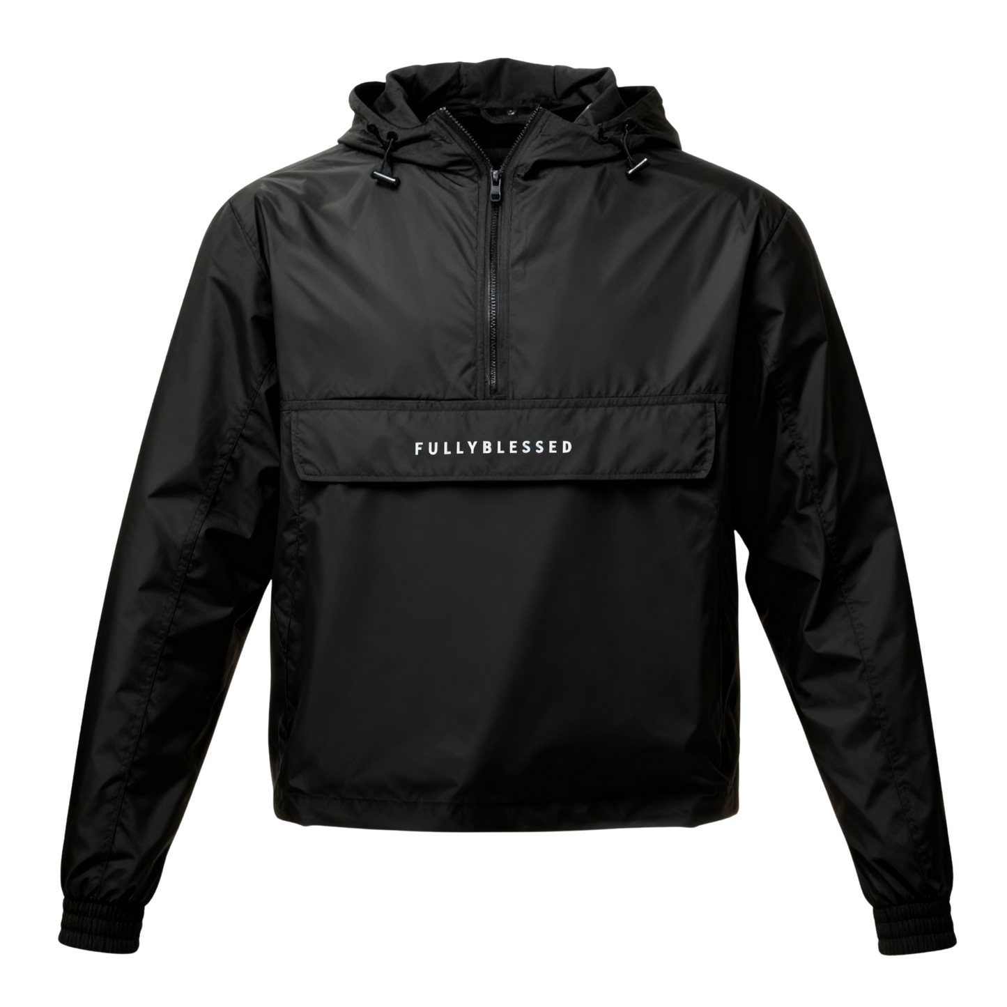 Tactical Nylon Half Zip - Black