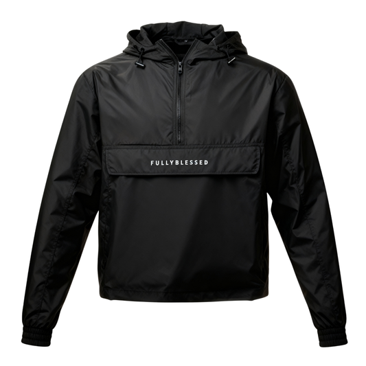 Tactical Nylon Half Zip - Black