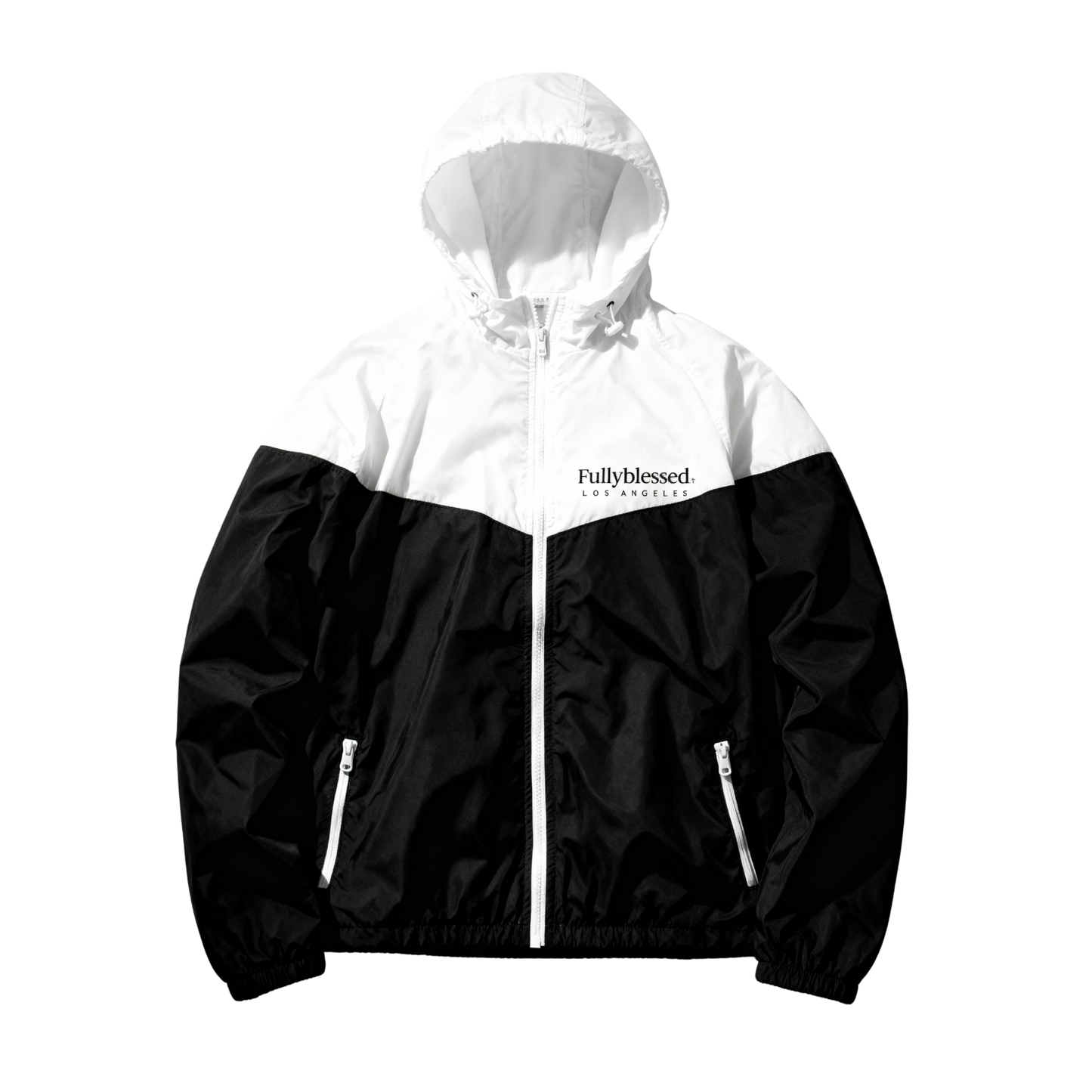 Essential Windbreaker - White/Black