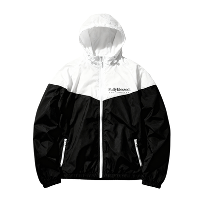 Essential Windbreaker - White/Black