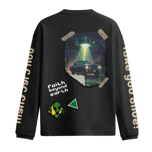 Faith Beyond Earth - Vintage Grey