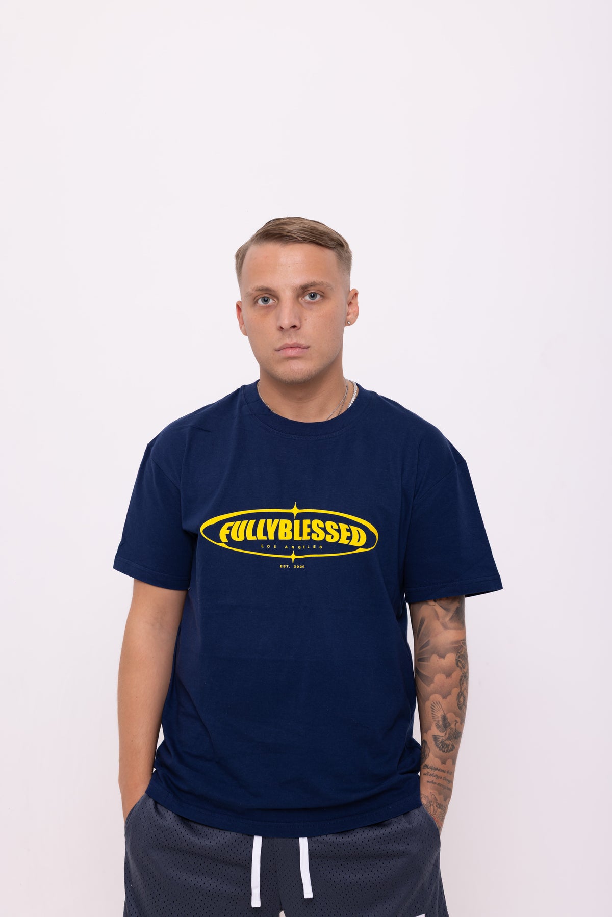 Essential Orbit Tee - Navy