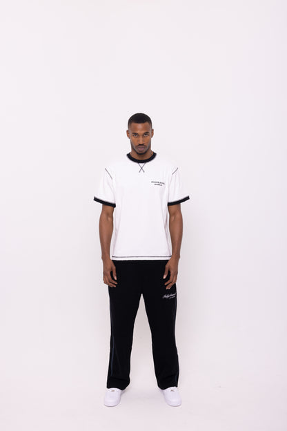 Cross Stitch Tee - White
