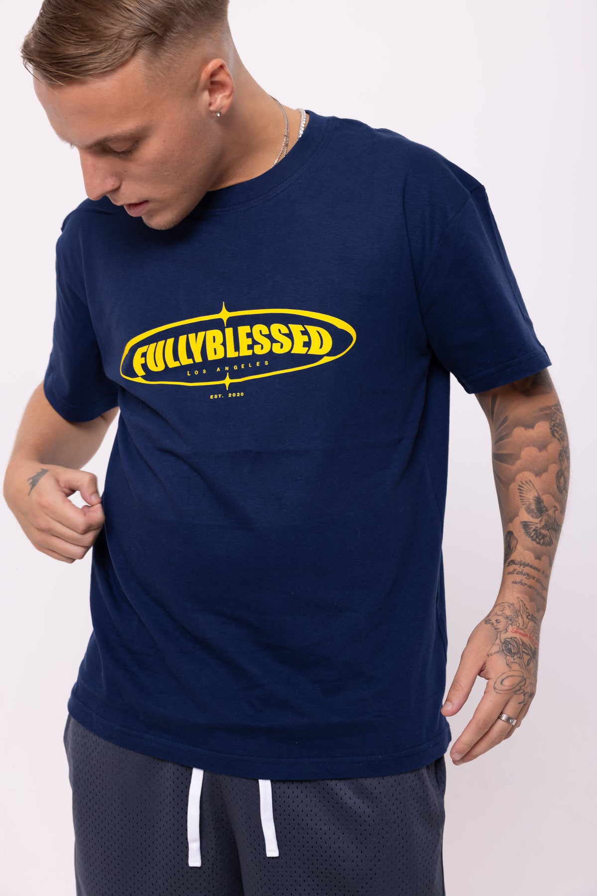 Essential Orbit Tee - Navy