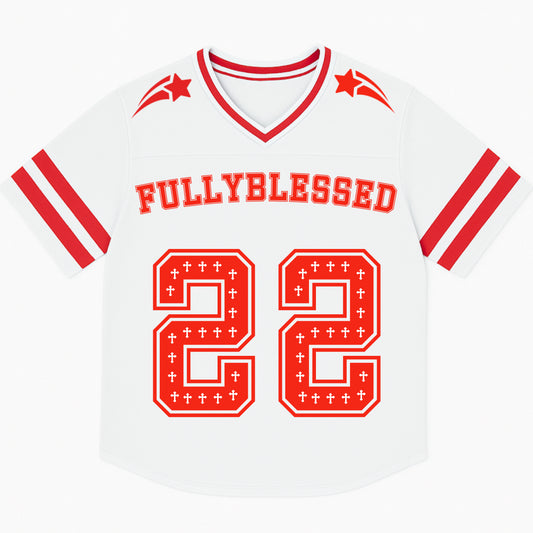 Fullyblessed 22 Jersey Red/White