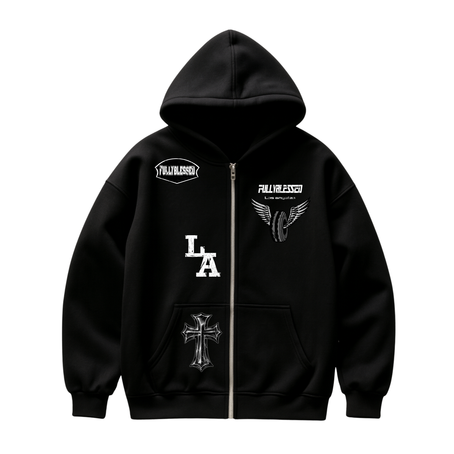 Heavens Flight Hood - Black