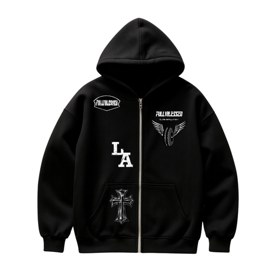 Heavens Flight Hood - Black