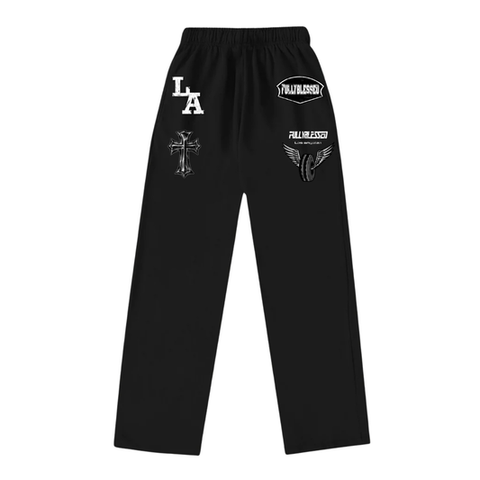 Heavens Flight Sweatpants - Black