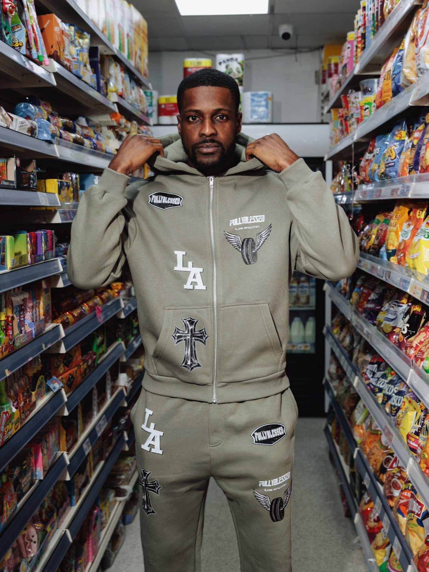 Heavens Flight Hood - Olive Green