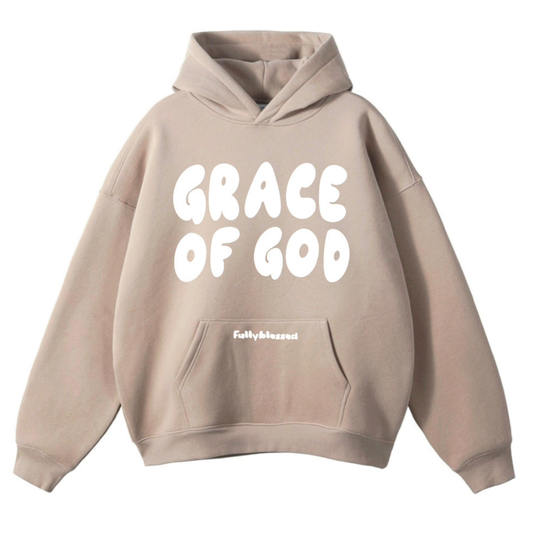 Grace of God Hoodie - Stone