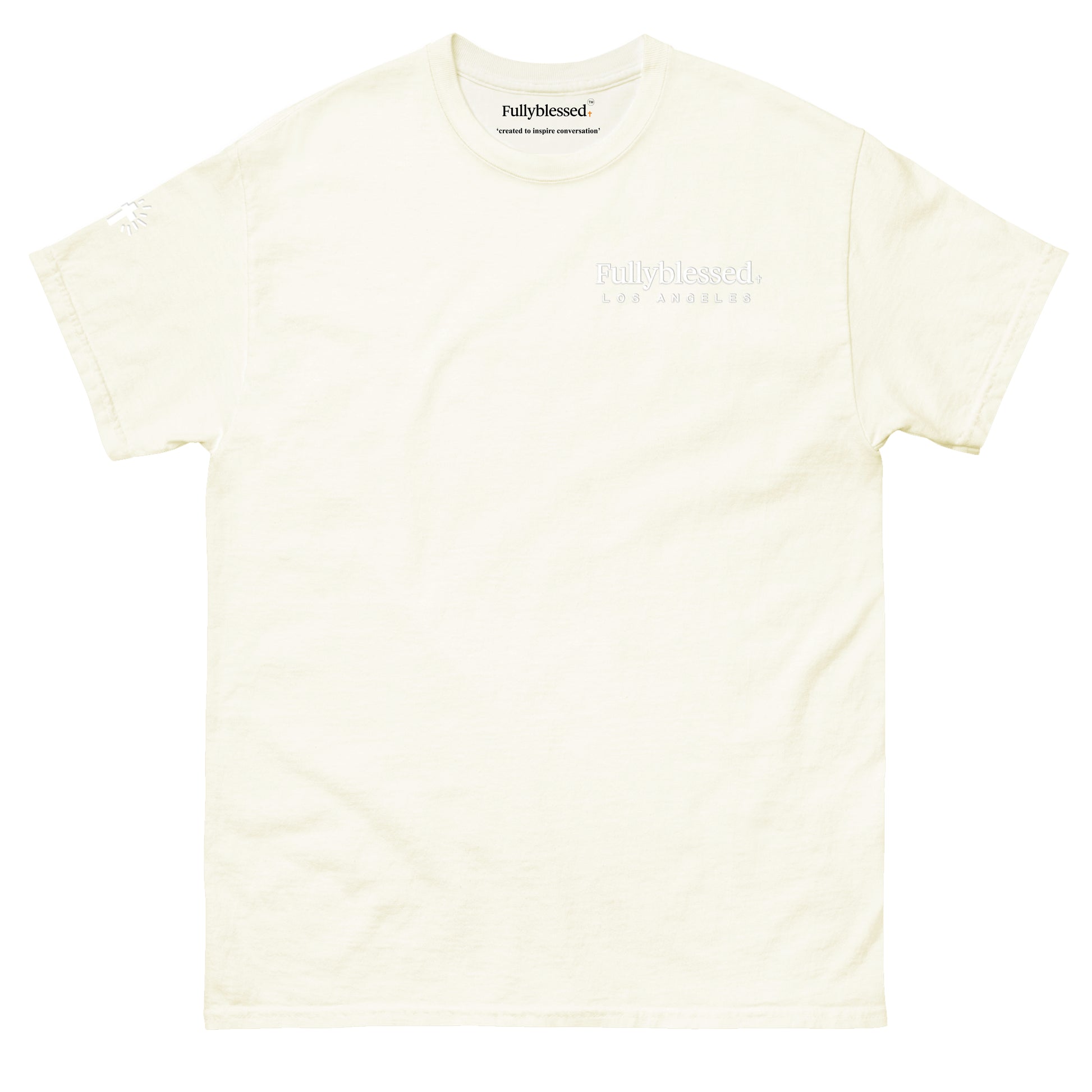 Mens Cream T Shirt for Sale