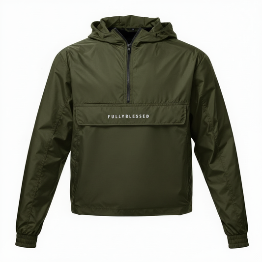 Tactical Nylon Half Zip - Army